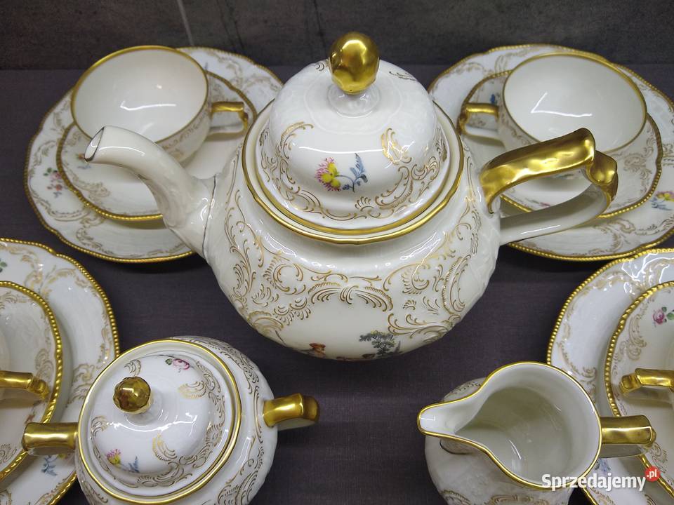 Serwis herbata Rosenthal SanssoucI Hoeroldt wielkopolskie
