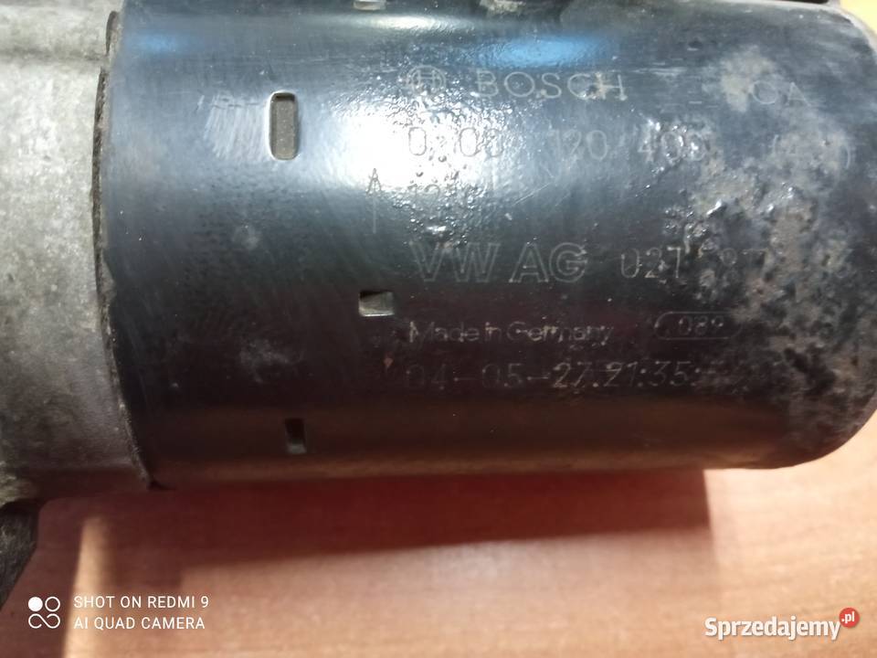 Rozrusznik Bosch 0 001120400 Skoda Fabia 12 Rok produkcji 2004 Oleszyce