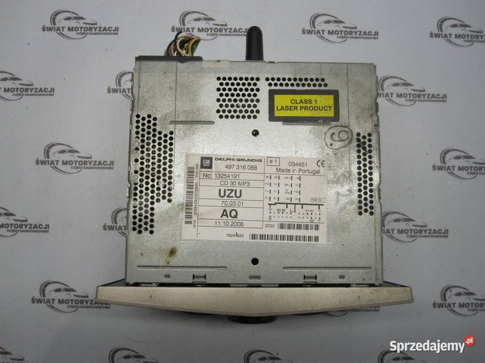 OPEL CORSA D radio CD 13254191