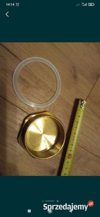 Zaślepka korek mosiądz M63