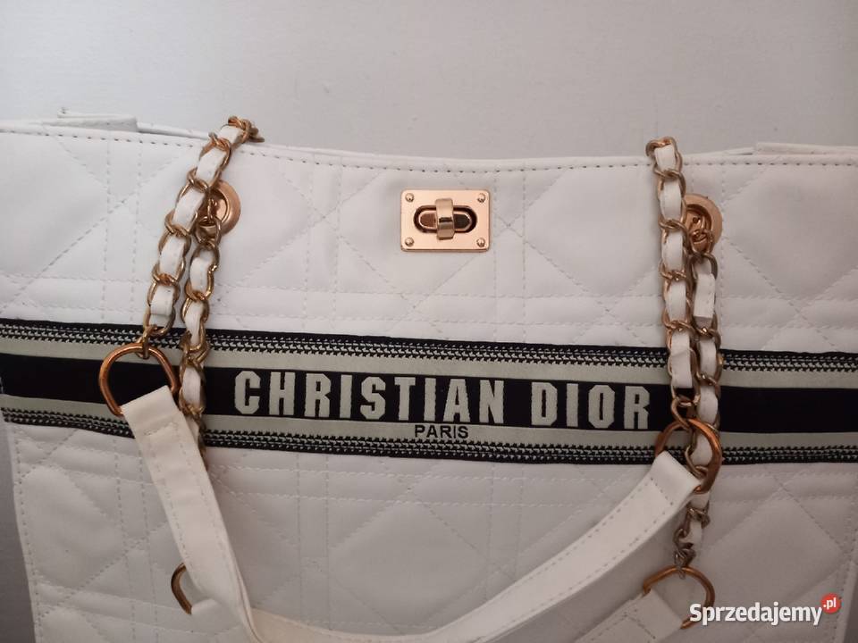 Christian Dior duża szoperka skóra Stalowa Wola