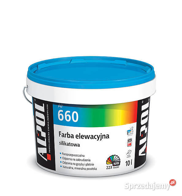 Farba silikatowa AF 660 ALPOL LUBLIN matowa