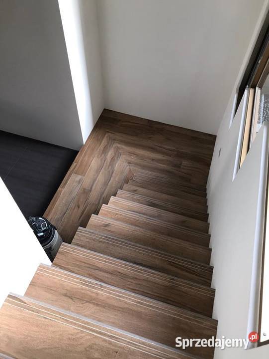 Płytki na schody 100x30 NATURALNE drewno deska Łask