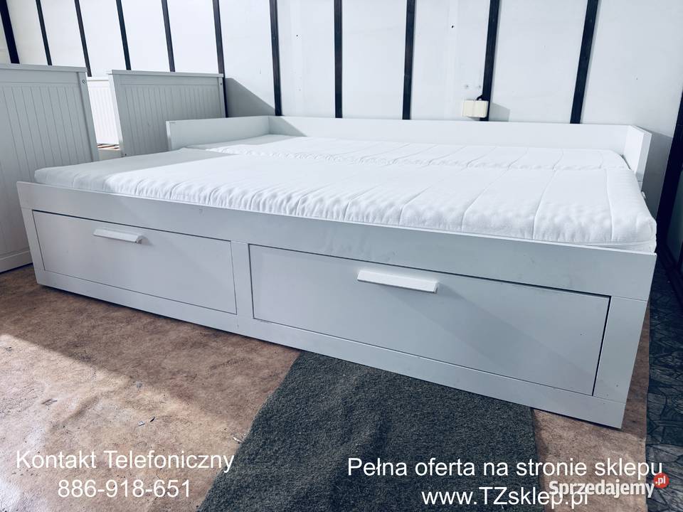 IKEA BRIMNES Łóżko Leżanka z 2 szufladami 2 Rybnik sprzedam