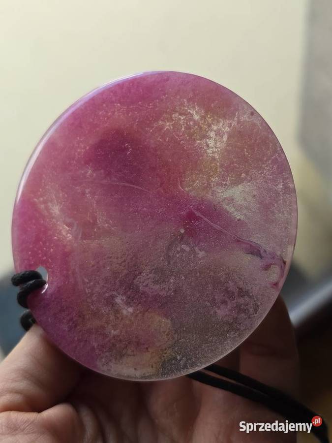 Naszyjnik Boho z żywicy epoksydowej odcienie Wrocław sprzedam