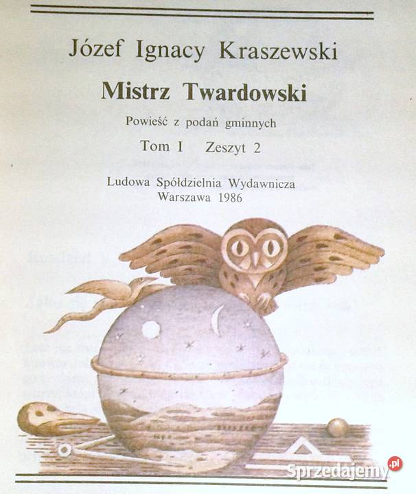 Mistrz Twardowski Tom 1 Zeszyt 2 Józef Ignacy lubelskie Chełm