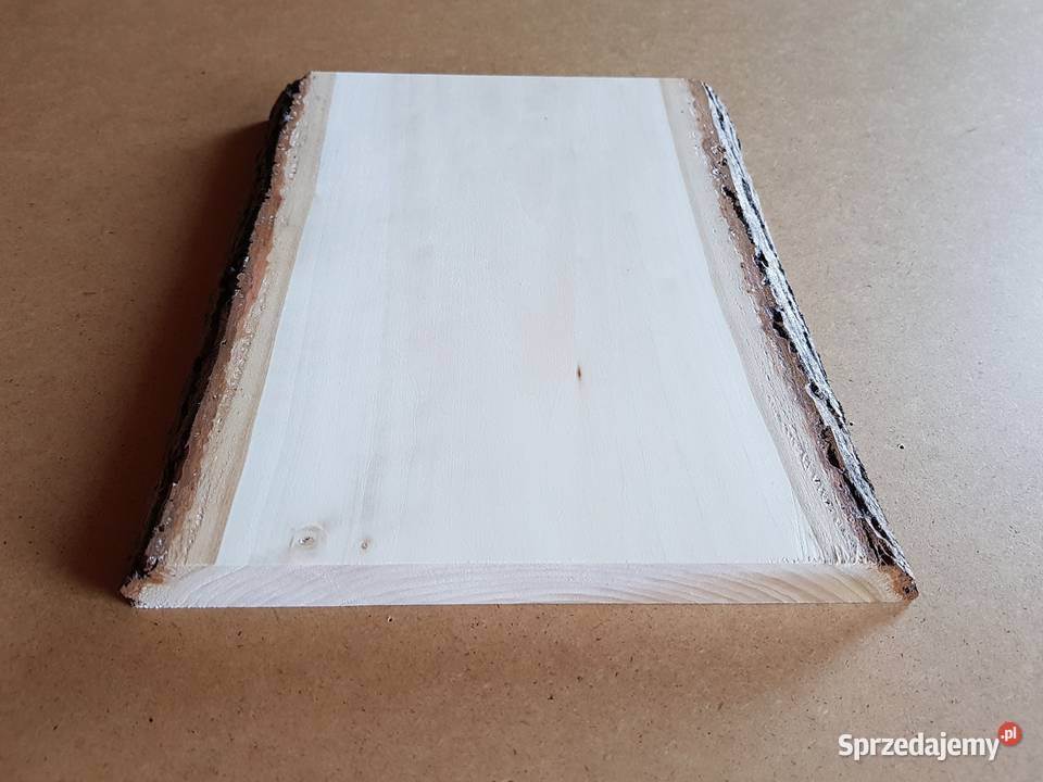 Deska lipowa z korą 25x125x25 rzeźba ikony Łódź