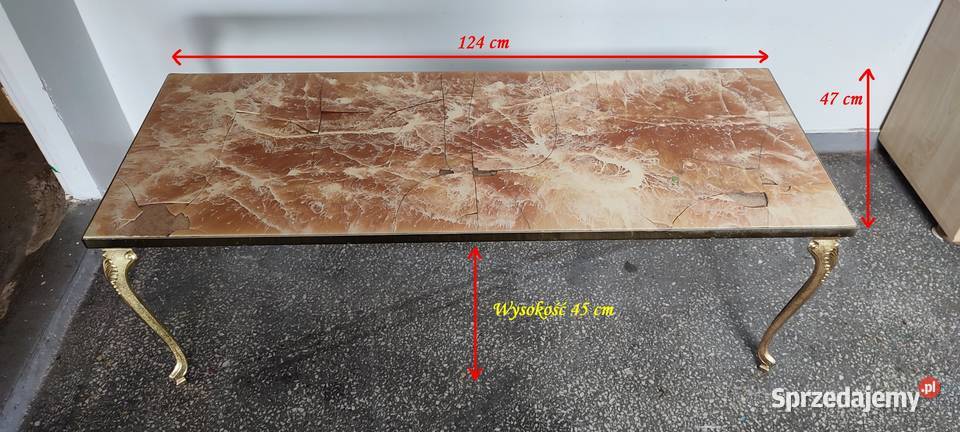 Stolik kawowy Ława metal dolnośląskie sprzedam