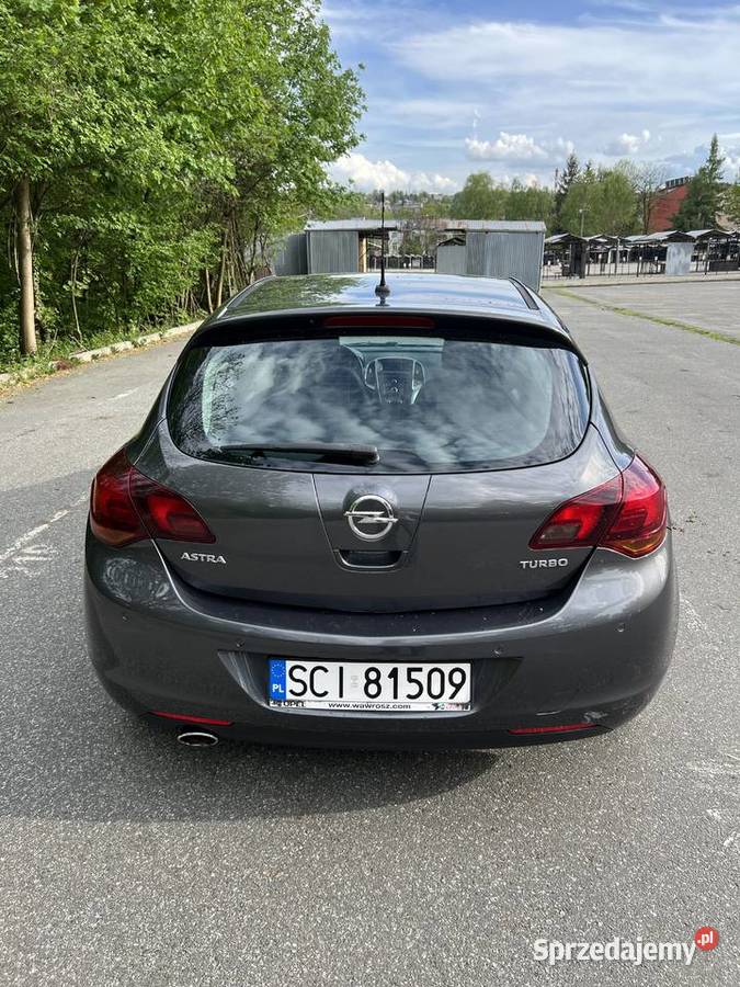 Opel Astra J 14 Turbo 140 CosmoXenonPółskóra nieuszkodzony Samochody osobowe Cieszyn