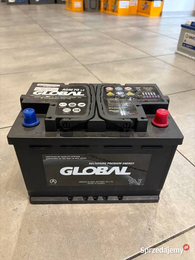 Akumulator Global AGM STARTSTOP 70Ah 760A podlaskie Augustów