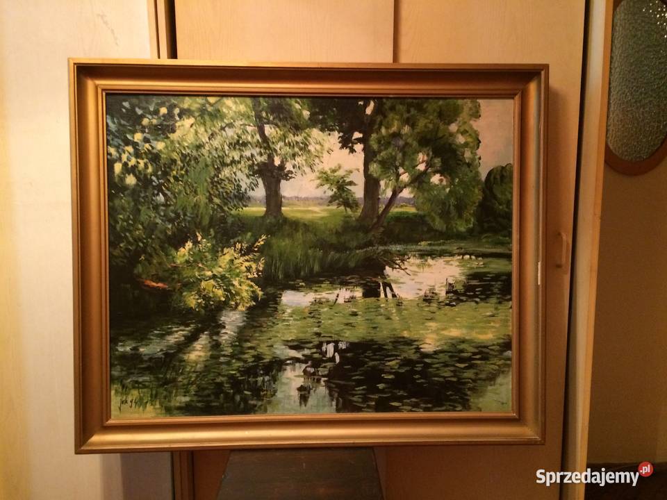 Pejzaż obraz olejny Warszawa sprzedam