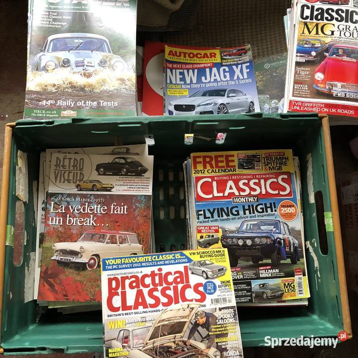 Czasopisma książki magazyny Ferrari MG Mercedes Poznań sprzedam
