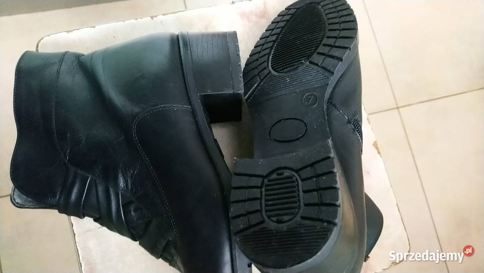 Botki wiosenne skórzane firmy LOTUS nowe Okazja Brwinów