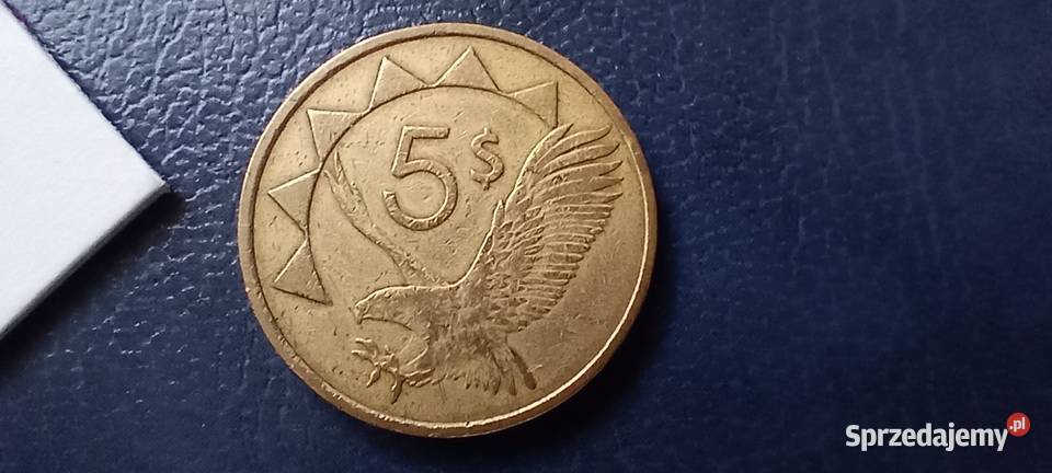 Stare monety 5 dolar1993 Namibia sprzedam