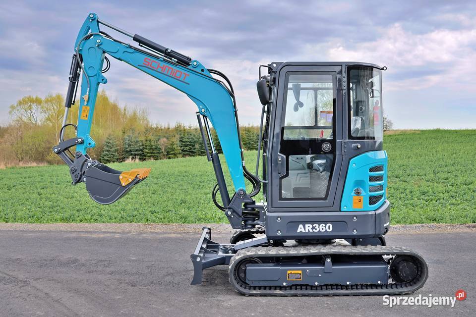 Minikoparka 38t SCHMIDT AR360 Kubota D1703 Klima dolnośląskie Legnica
