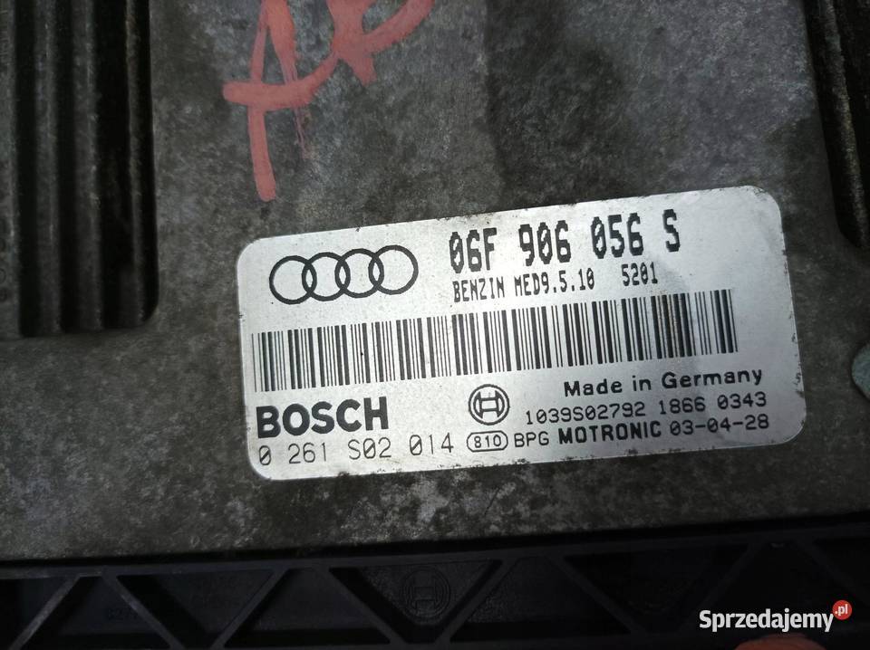 STEROWNIK SILNIKA 06F906056S 0261S02014 20 B 149 świętokrzyskie