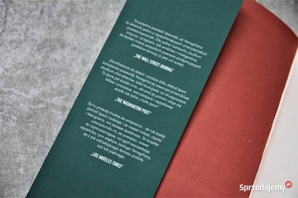 Hanya Yanagihara MAŁE ŻYCIE śląskie sprzedam