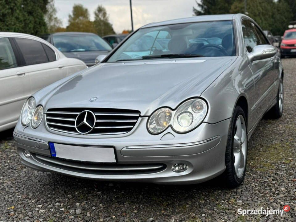 Mercedes CLK 240 26 benzyna manual avantgarde elektrochrom. lusterka boczne Łodygowice