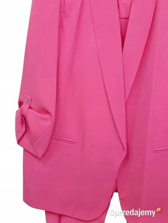 Garnitur damski ADIKA żakiet cygaretki 78 różowy Wieluń
