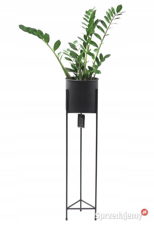 Kwietnik Metalowy Stojak na kwiaty z donicą 90