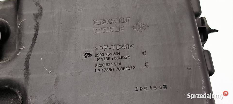 OBUDOWA FILTRA RENAULT MASTER III 8200751534 Lipno