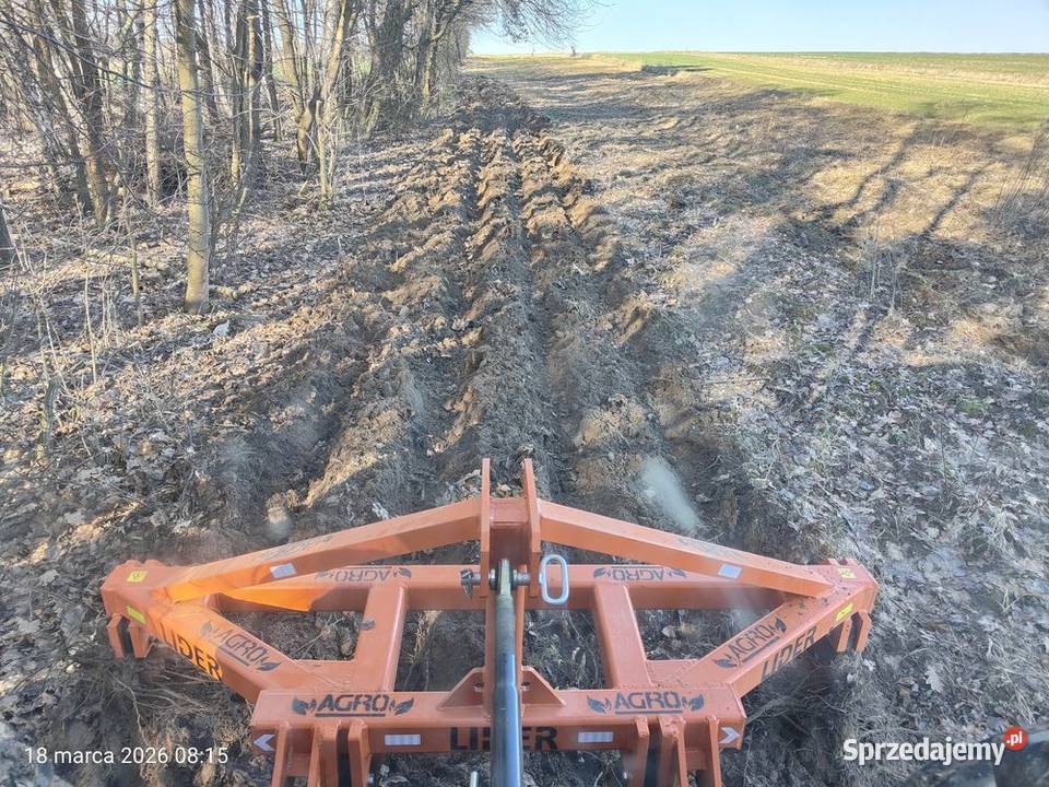 Głębosz 3 zębny Mocna rama Grube zęby Zabezp nieuszkodzony