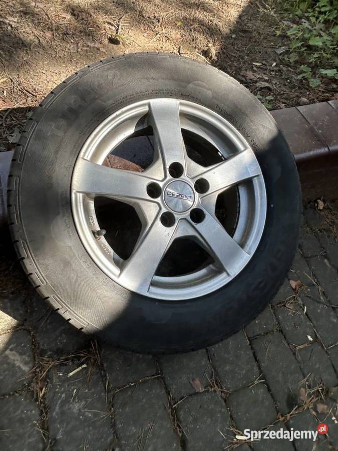 Felgi aluminiowe 14 calowe i letnie opony 4