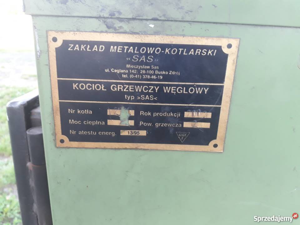 kocioł węglowy piec marki SAS 24 kW 550 świętokrzyskie Sandomierz