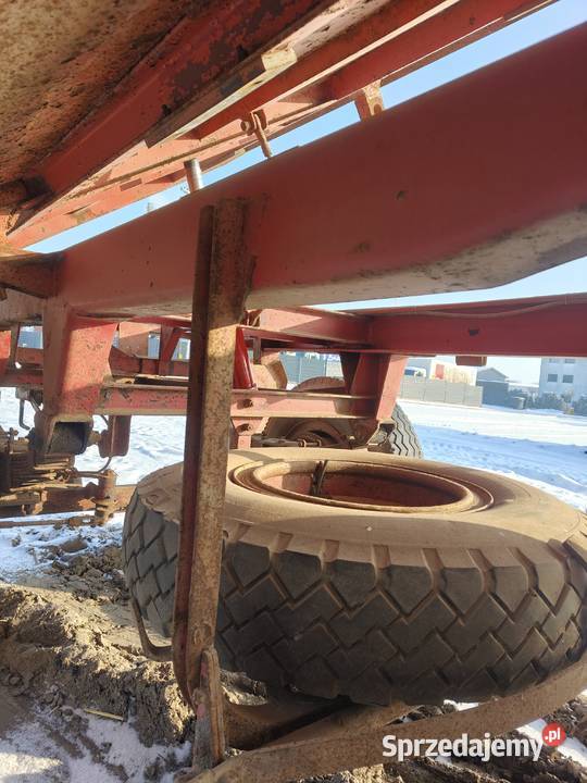 Przyczepa 10 t dmc wywrot 2 stronny nieuszkodzony Przyczepy rolnicze Olesno