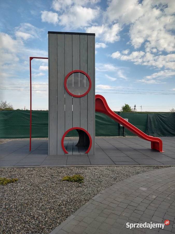 Drewniany NOWOCZESNY Plac zabaw dzieci PZ18 Rzeszów sprzedam