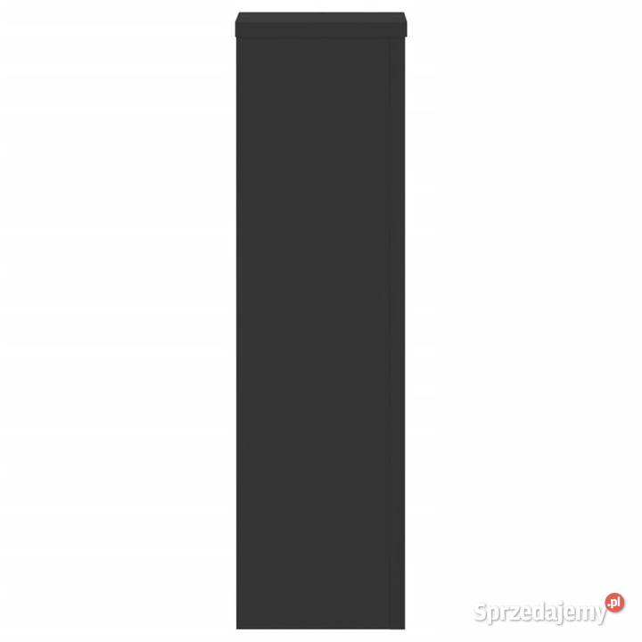 Podstawki pod doniczki 2 czarne 17x17x60