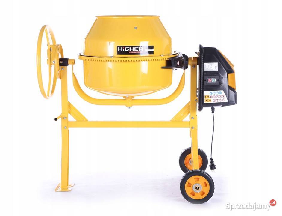 Betoniarka HIGHER 120L nowy komplet karton