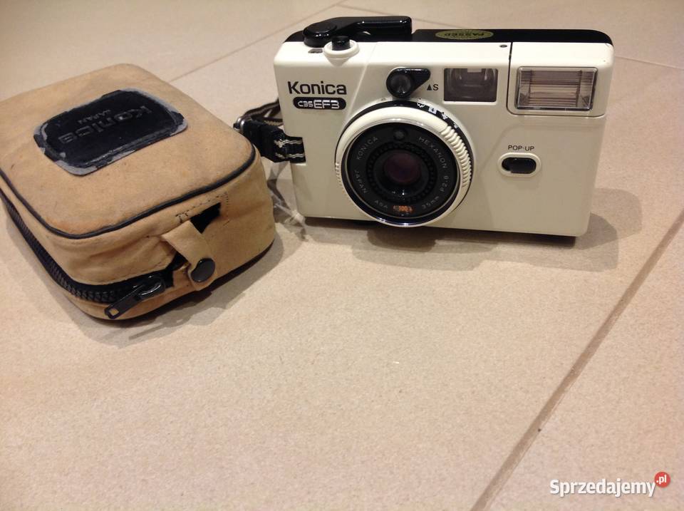 Stary Aparat Fotograficzny KONICA C35EF3 JAPAN Fotografia i Optyka Nowa Sól