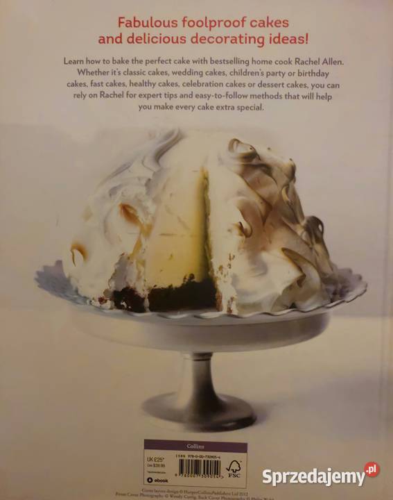 Cake Rachel Allen język angielski ISBN 9780007309054 Wrocław sprzedam