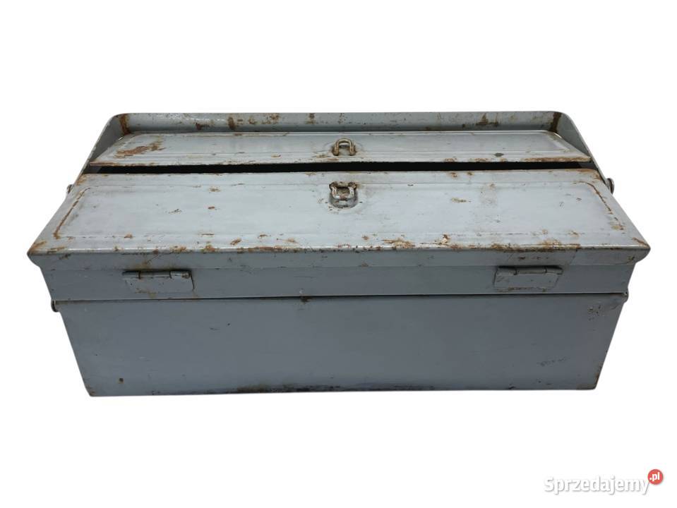 Stara metalowa skrzynka na narzędzia Kraków sprzedam