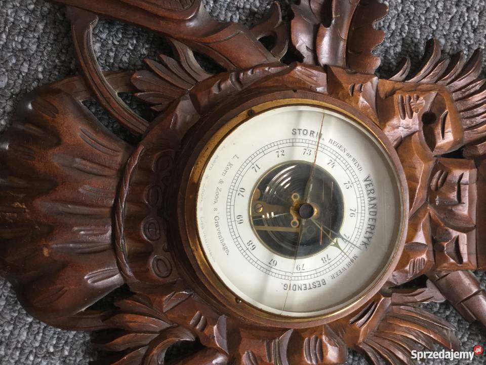 Barometr myśliwski zbite szkiełko super