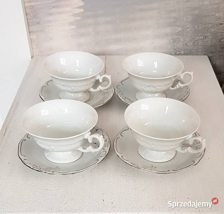 Filiżanka spodek podstawka Wałbrzych Wawel