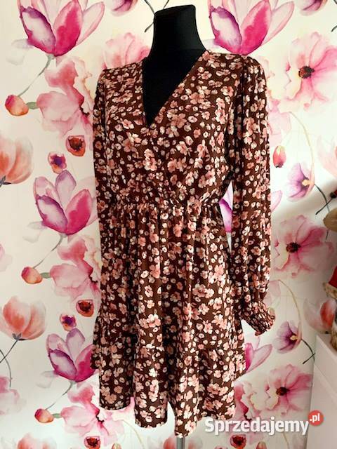 shein sukienka kwiecista kwiaty nowa hit 36 Choszczno