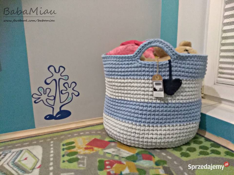 Kosz bawełniany na zabawki i inne akcesoria kujawsko-pomorskie Bydgoszcz