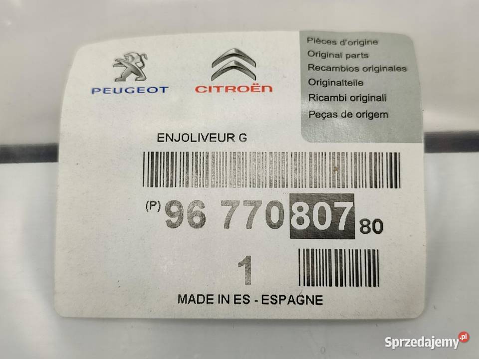 LISTWA DRZWI LEWY TYŁ CITROEN C4 PICASSO II 2013