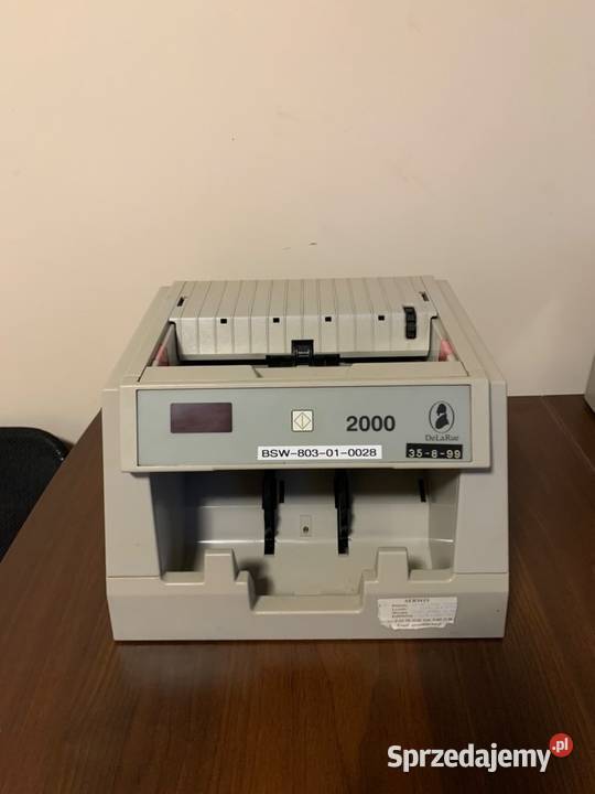 Liczarka do banknotówpieniędzy DeLaRue 2000