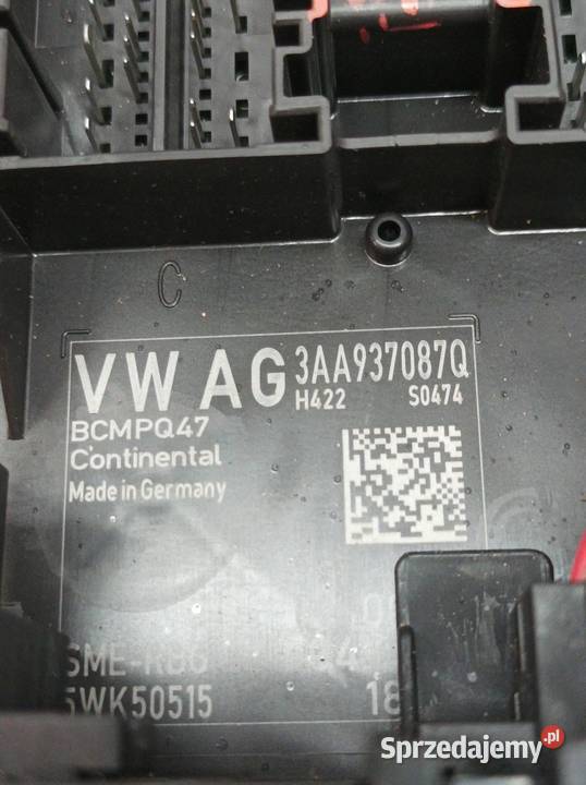 MODUŁ KOMFORTU 3AA937087Q BCM PQ47 VW Volkswagen osobowe świętokrzyskie