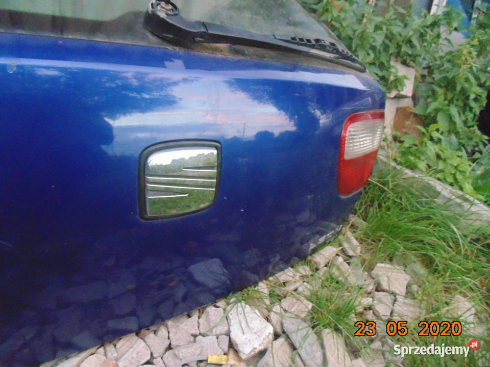 Klapa tylna tył Seat Leon I 9805 granatowa szyba małopolskie Kraków