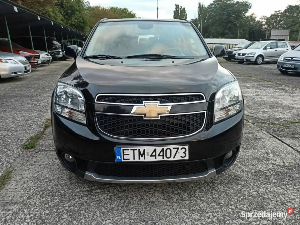 Chevrolet Orlando 7osobwy zadbany zarejestrowany czarny Orlando Tomaszów Mazowiecki