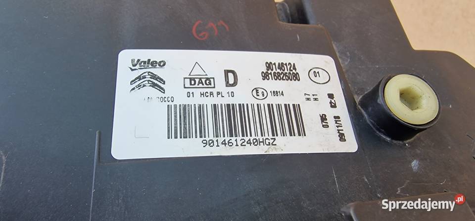 CITROEN BERLINGO IV 4 MULTISPACE III LAMPA Bieleń