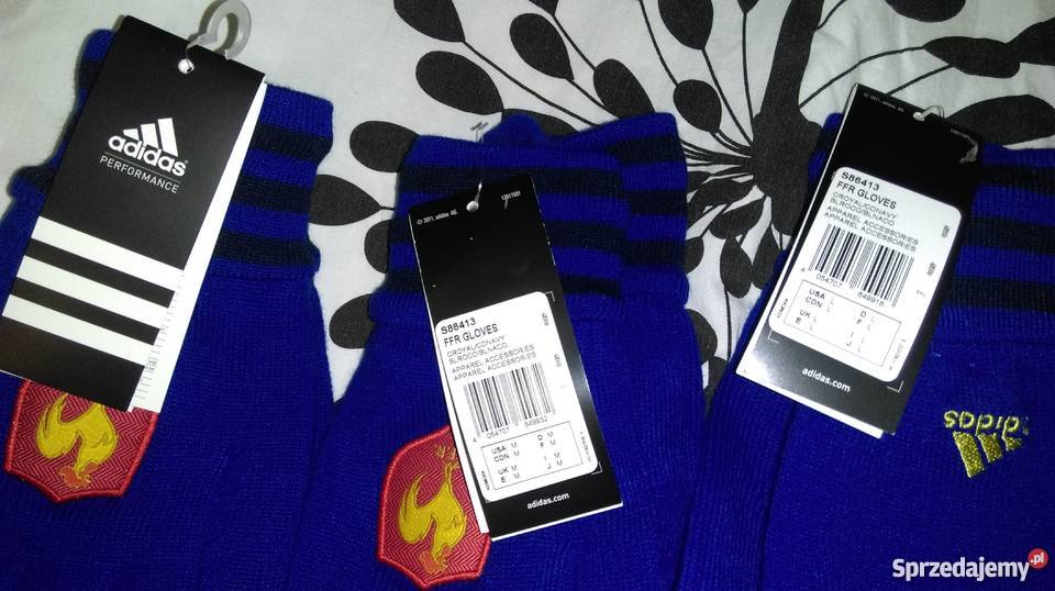 Nowe rękawiczki Adidas Equipe DE FRANCE BLUE sprzedam