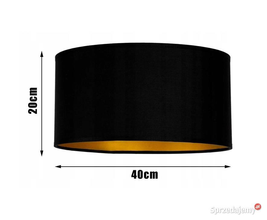 LAMPA WISZĄCA SUFITOWA ŻYRANDOL ZŁOTA Czarna Choroszcz