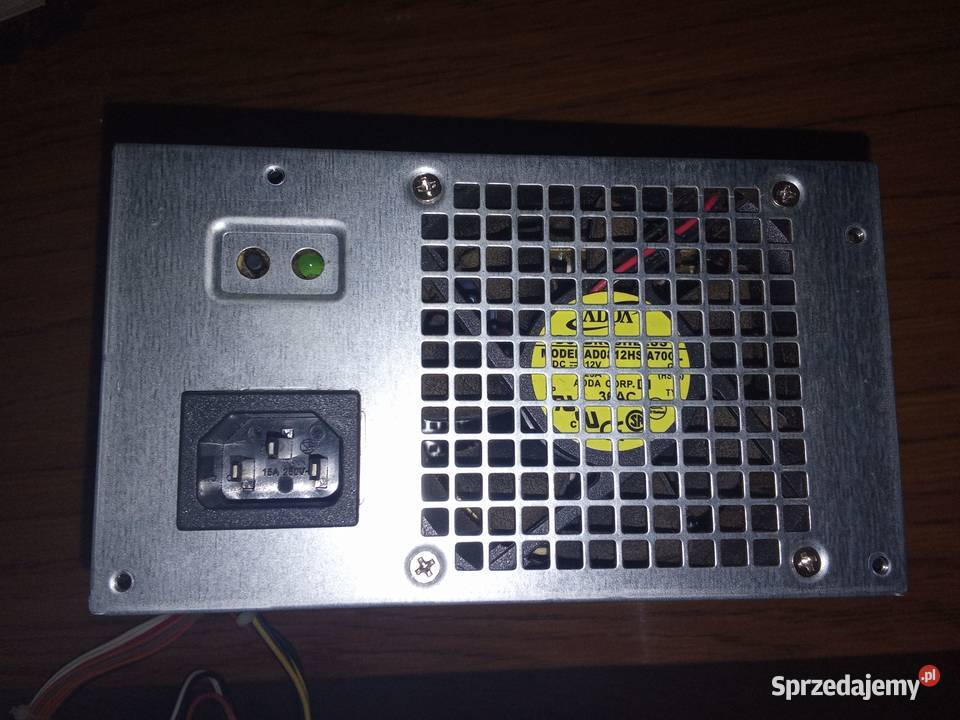 Zasilacz Dell 240W Ilość wentylatorów 1 Rybnik