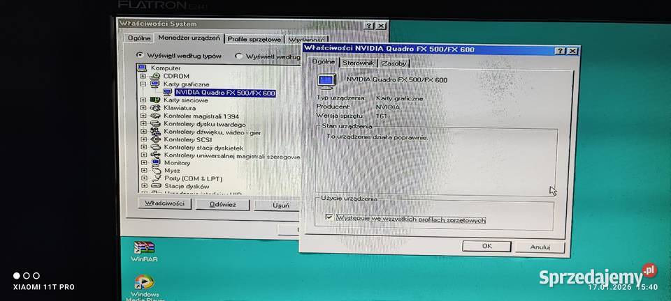 Karta graficzna PNY nVidia Quadro FX500600 128MB Karty graficzne kujawsko-pomorskie Chełmża
