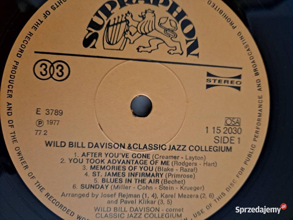 Wild Bill Davison Classic Jazz Collegium 1979 Kraków